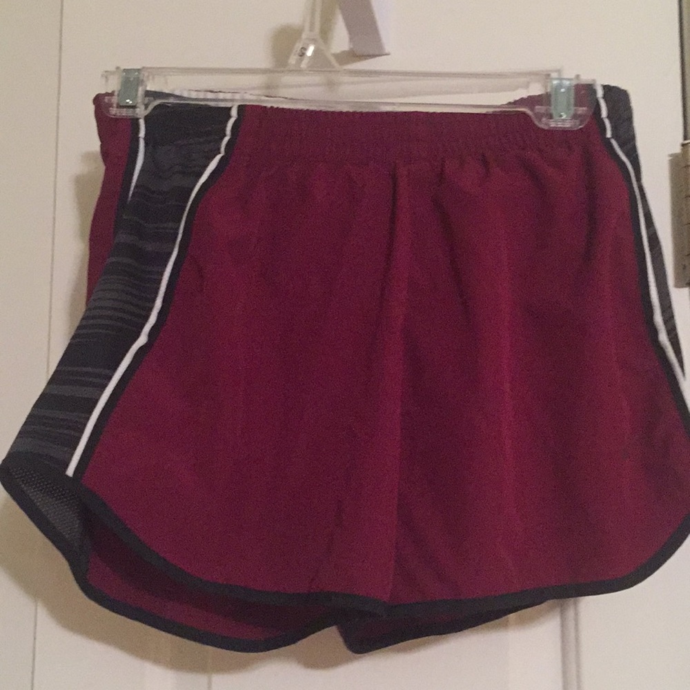 Dri Fit maroon Nike shorts